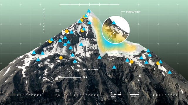 Bröckelnde Alpen: Besuch beim «bestüberwachten Berg der Schweiz»