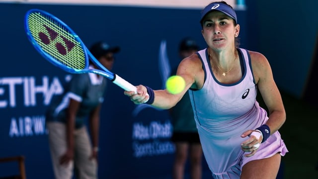 Bencic in Abu Dhabi weiter ungeschlagen