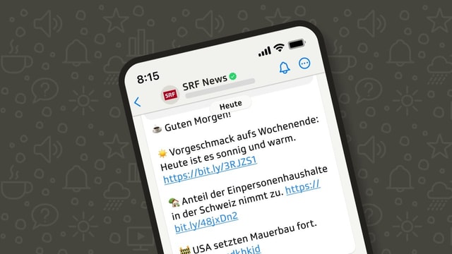 SRF News ist auf Whatsapp