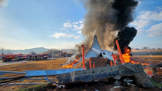 Passagierflugzeug in Südkorea verunglückt – das ist bekannt
