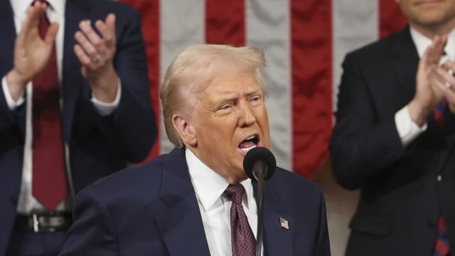 Das war Donald Trumps erste Rede vor dem neuen Kongress