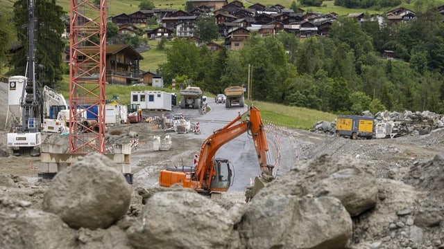 Rund 30 Bewohner aus dem Val de Bagnes nach Murgängen evakuiert