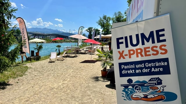 Bier und Panini: Aare-Drive-in bringt Nachschub für Aareböötler