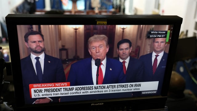 Trump: «Iranische Atomanlagen sind komplett zerstört»