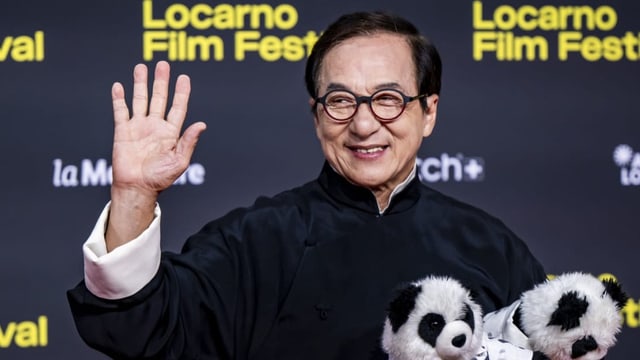 Jackie Chan kam – und schwieg