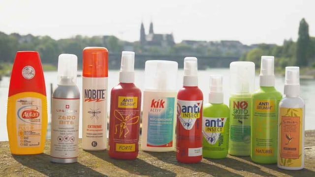 Antimücken-Sprays im Test: Nur 3 von 10 schützen gut