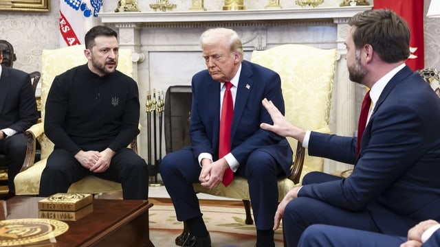 Selenski drückt Bedauern über Eklat mit Trump aus