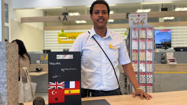 Die Post bedient Kunden in mehreren Sprachen