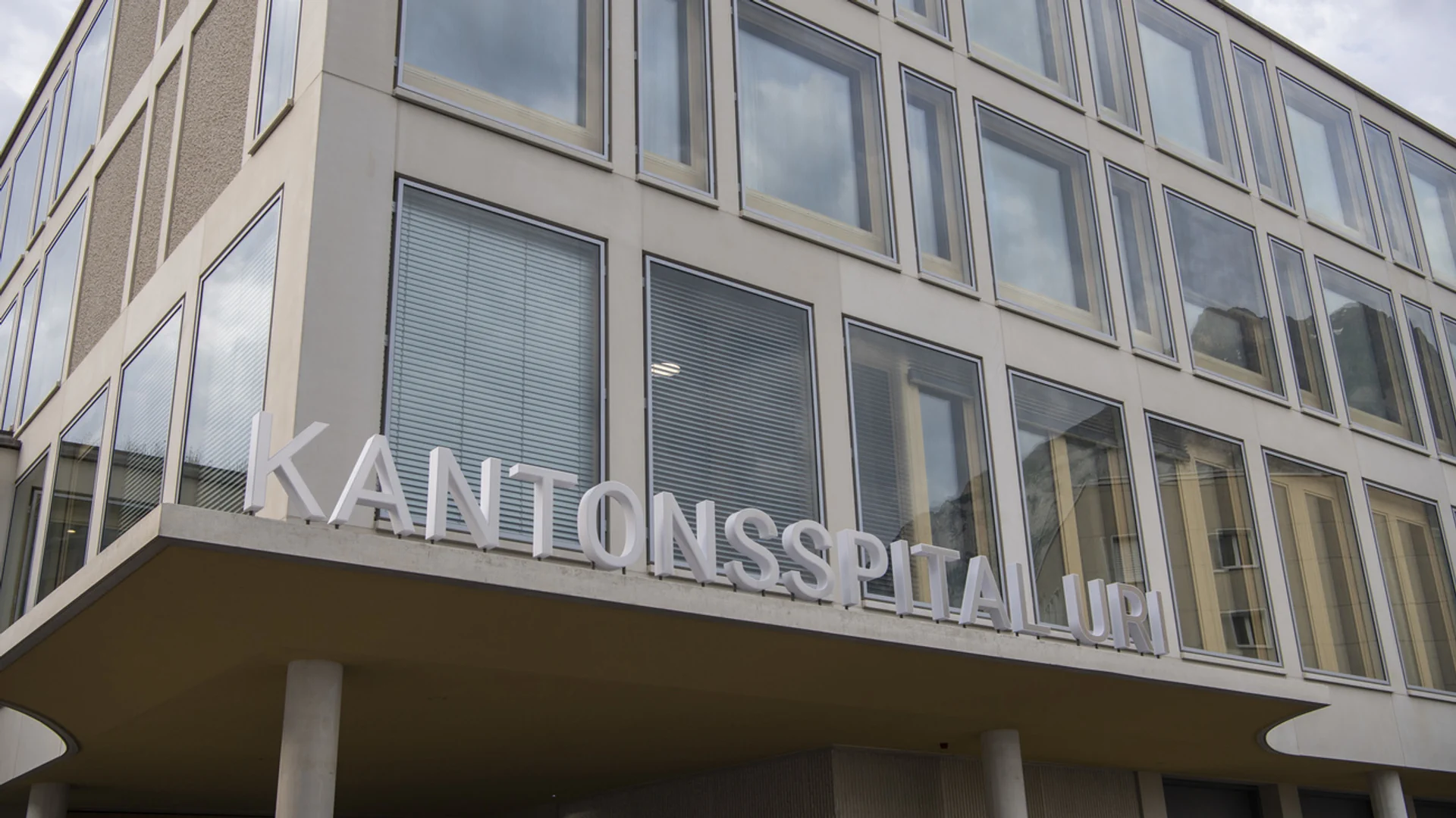 Das Gebäude des Kantonsspital Uri