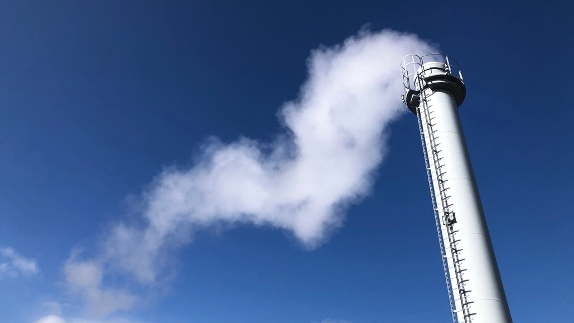 Kamin stösst CO2 aus