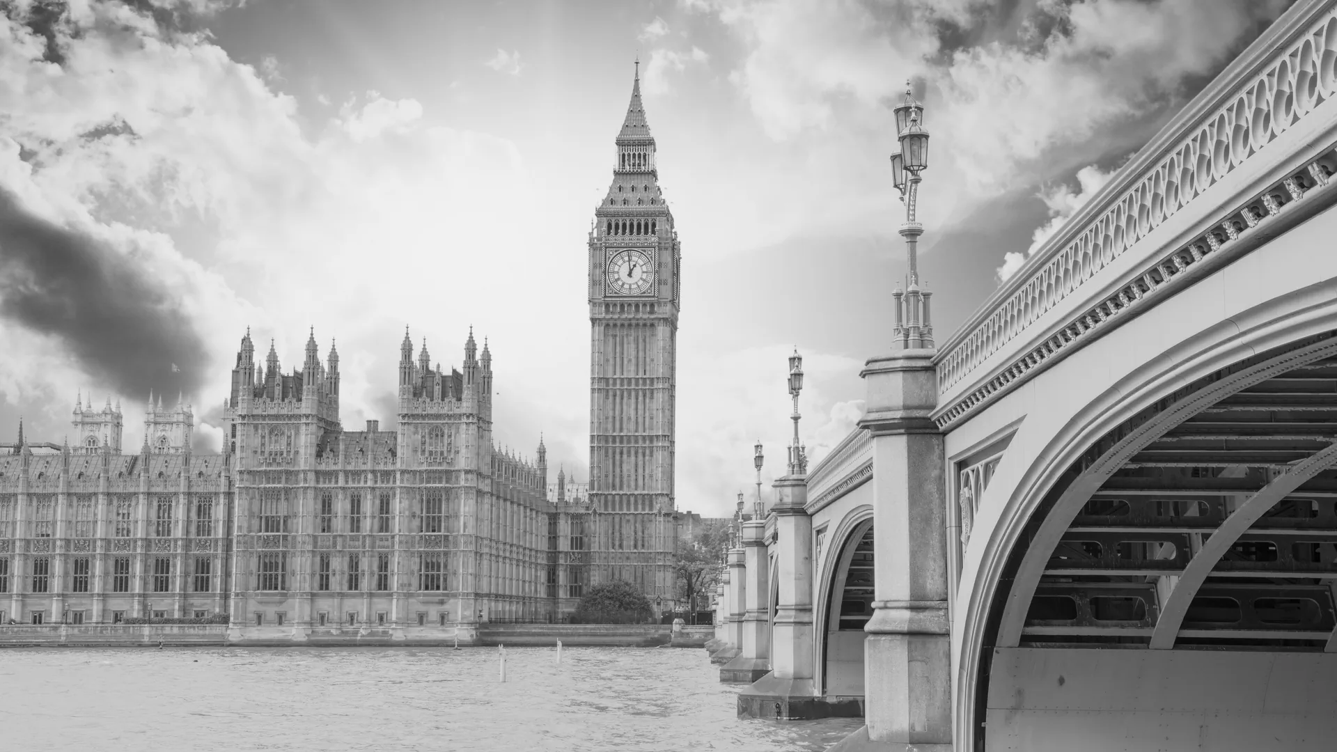 Das Bild dieser Sendung zeigt London mit Big Ben und Themse.