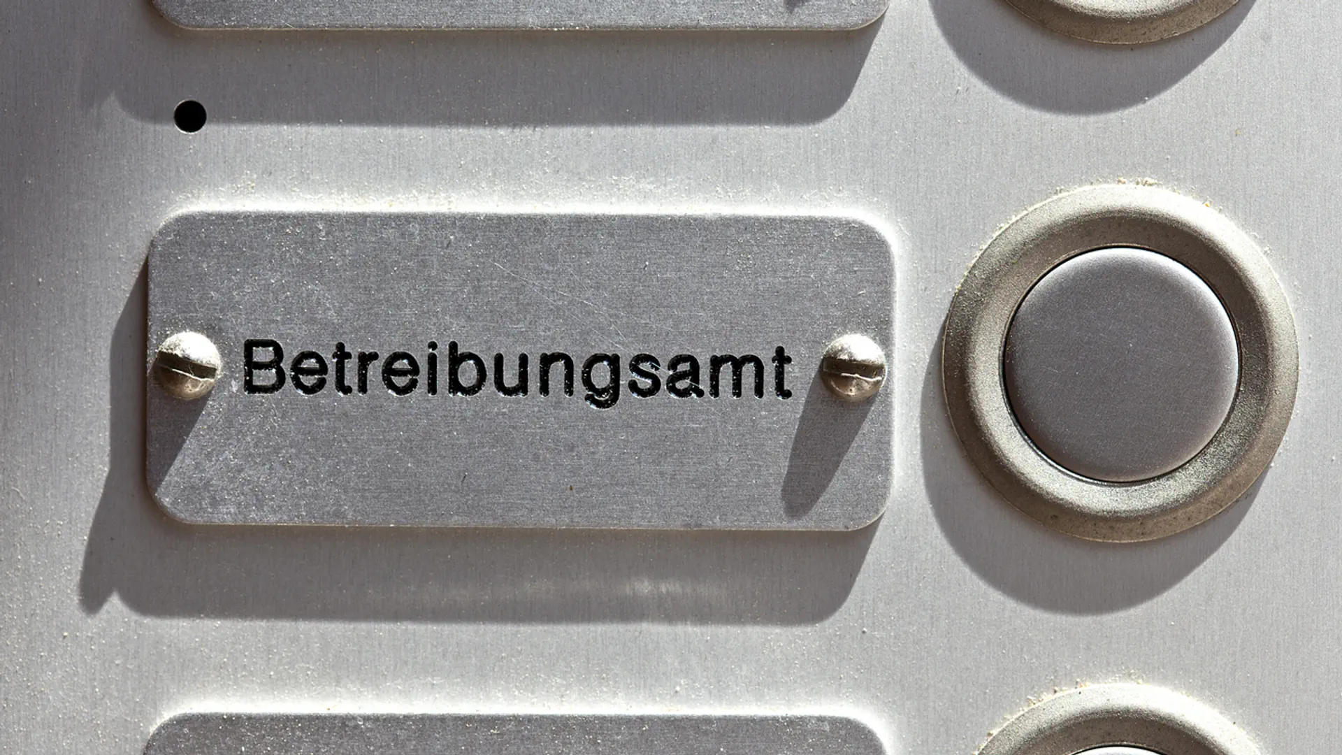 Klingel des Betreibungsamtes